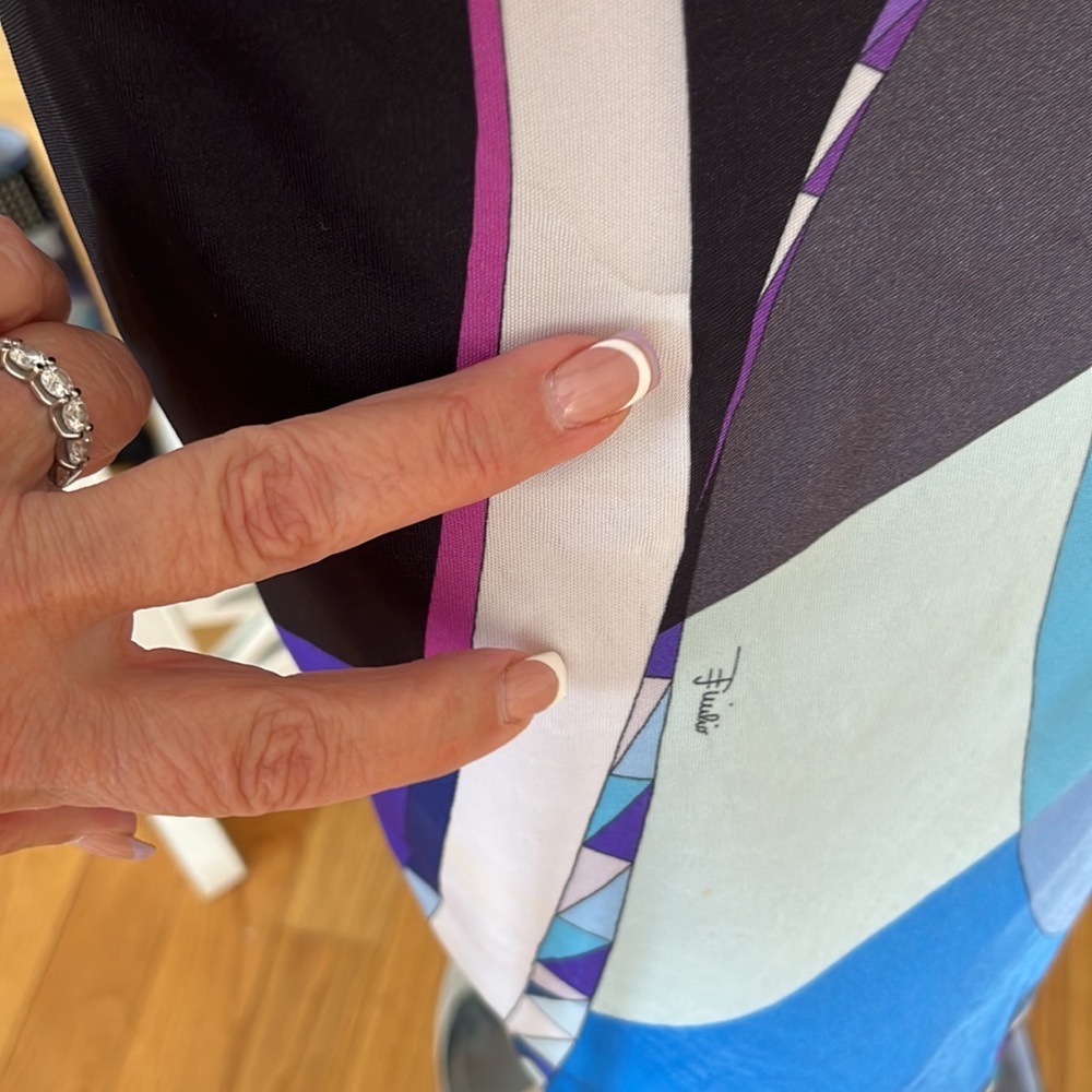 Authentic Emilio Pucci awesome fully lined Fun easy to match up everything skirt - Picture 8 of 12